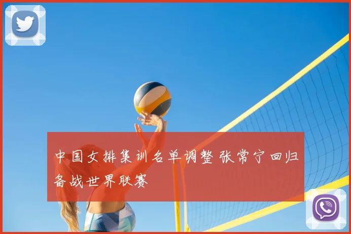 中国女排集训名单调整 张常宁回归备战世界联赛